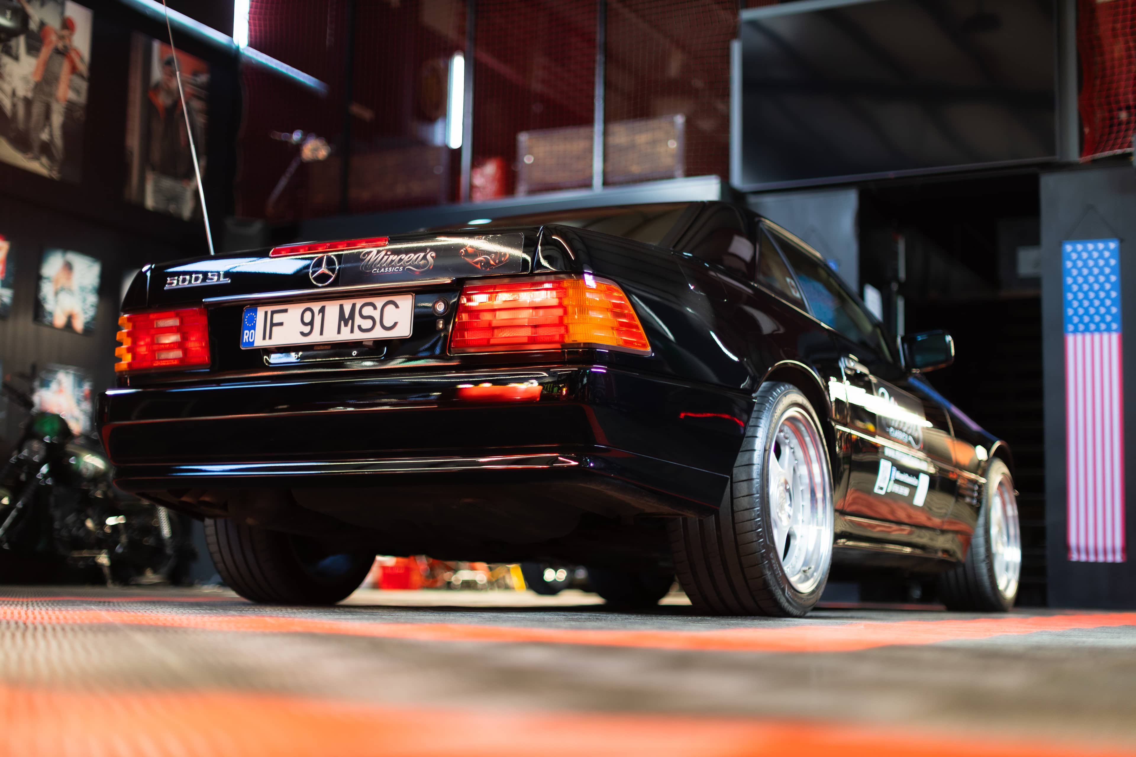 Mercedes 500 SL — detaliu jante