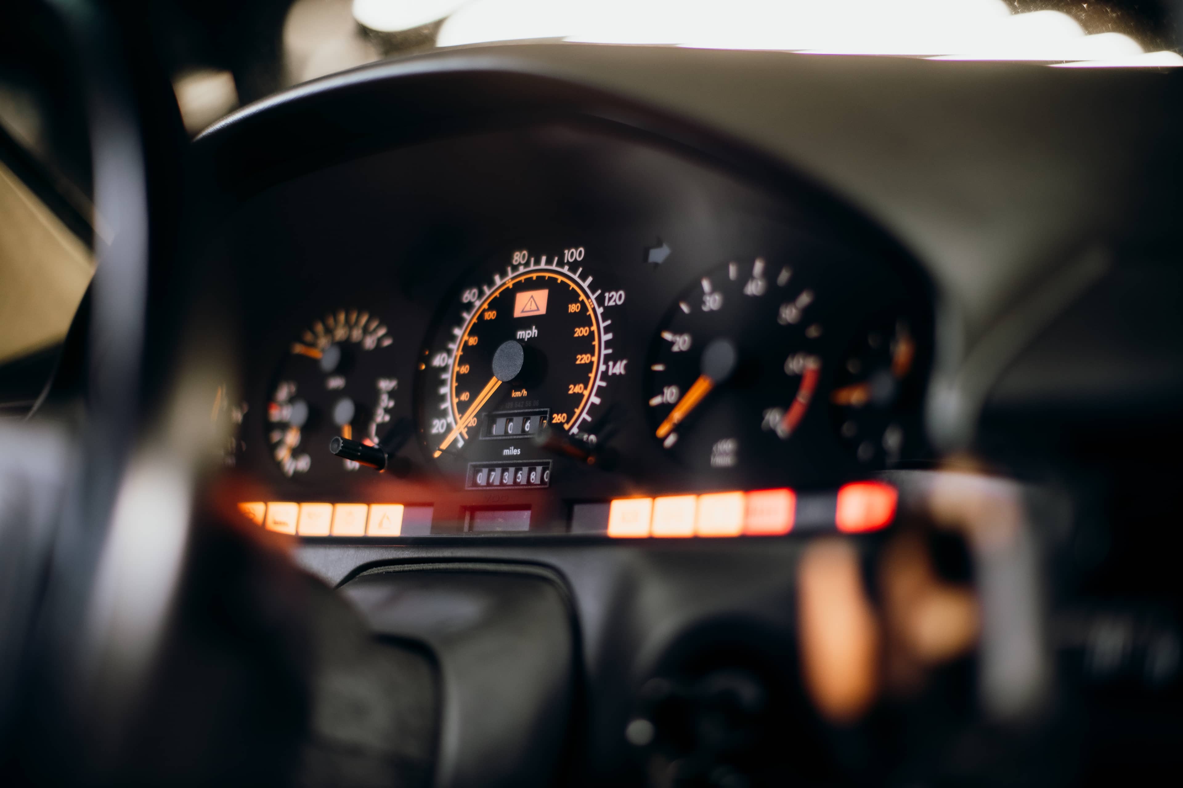 Mercedes 500 SL — interior scaune spate